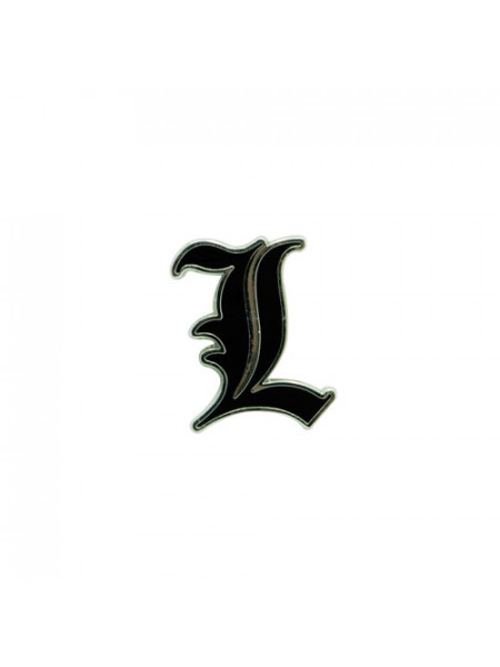 Insigna licenta Death Note - Simbolul lui "L" 3cm