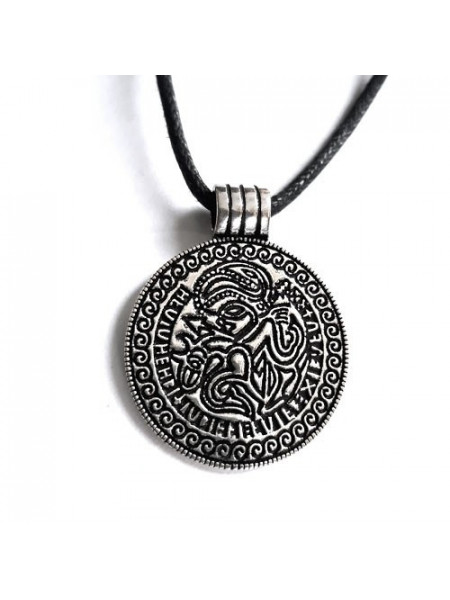 Pandantiv argint Odin 3.1cm
