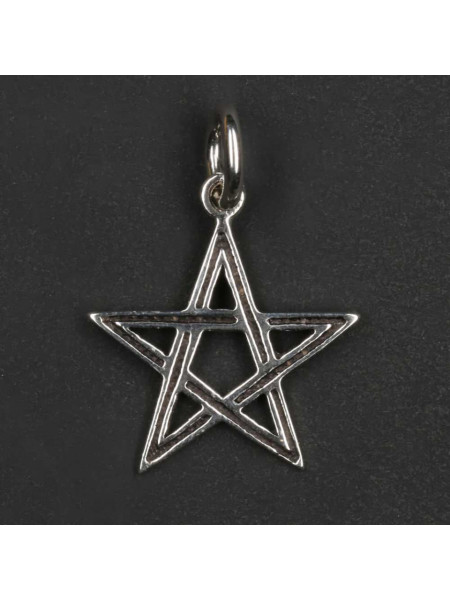 Pandantiv argint Pentagrama 2.5cm