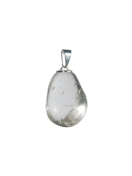 Pandantiv piatra semipretioasa Cristal de Stanca (Quartz Transparent), talisman pentru Vindecare 3 cm