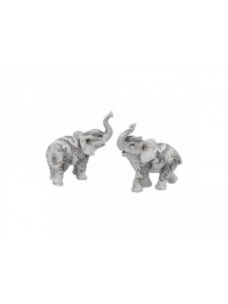 Set 2 statuete elefanti Henna Harmony 10 cm