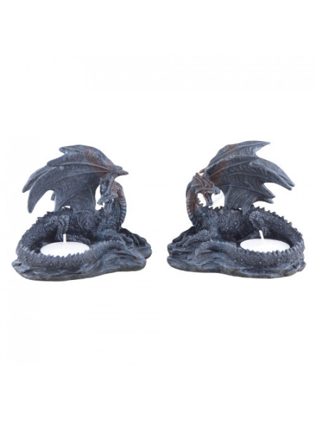 Set doua suporturi lumanari Dragon