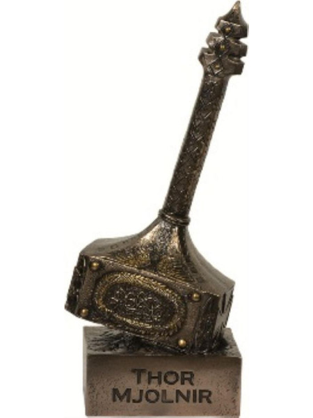 Statueta mitologica Ciocanul lui Thor Mjolnir 26 cm