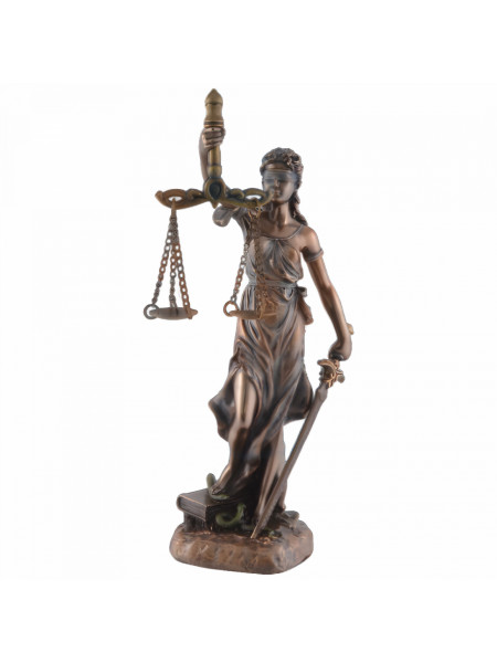 Statueta zeita dreptatii Justitia 17 cm