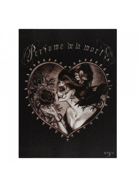 Tablou canvas gotic Perfume de la Mort 19x25cm