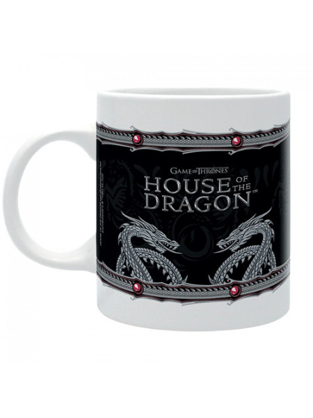 Cana ceramica licenta House of the Dragon - Silver Dragon 320ml
