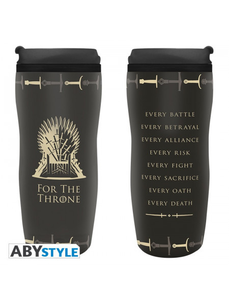 Cana termos cu capac pentru cafea licenta Game of Thrones - The Throne 355 ml