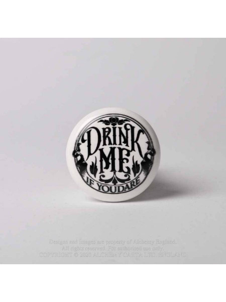 Dop pentru sticla model gotic design Alchemy England - Drink me If You Dare 6 cm