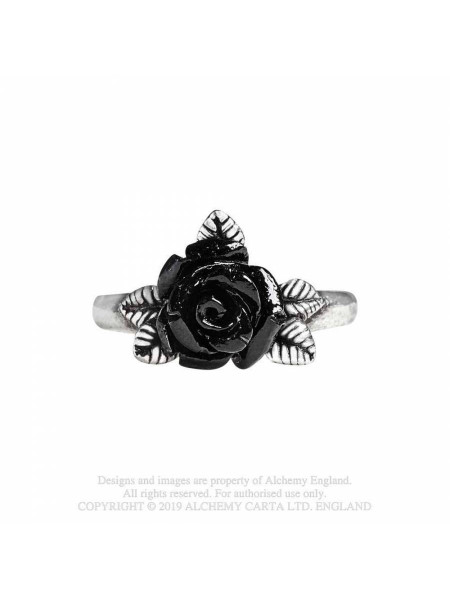 Inel trandafir negru Simbolul Iubirii