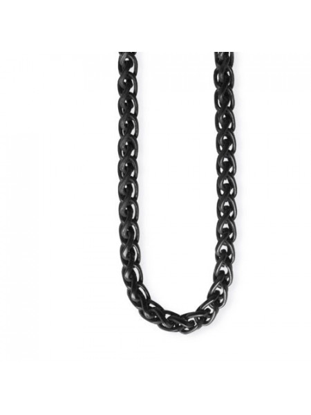 Lantisor fier negru Rock Chain 55 cm