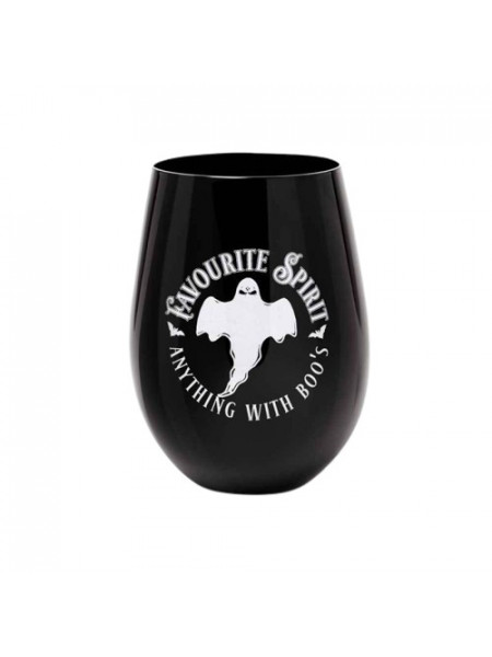 Pahar de vin negru BOOtiful 540 ml