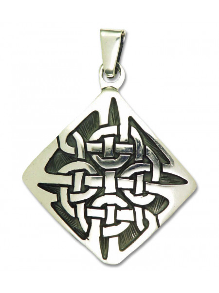 Pandantiv amuleta din argint pentru purificare Rob Ray Simboluri Mistice - Nod Celtic