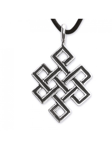 Pandantiv argint Nod Tibetan 4.7cm
