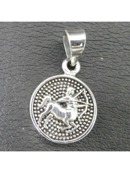 Pandantiv argint semn zodiacal Sagetator 2.5cm
