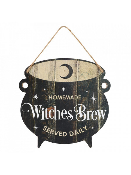Placuta decorativa lemn Witches Brew 35 cm