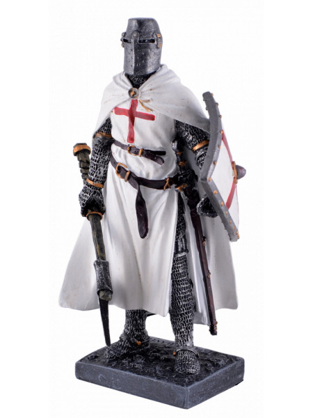 Statueta cavaler Templier cu topor 18cm