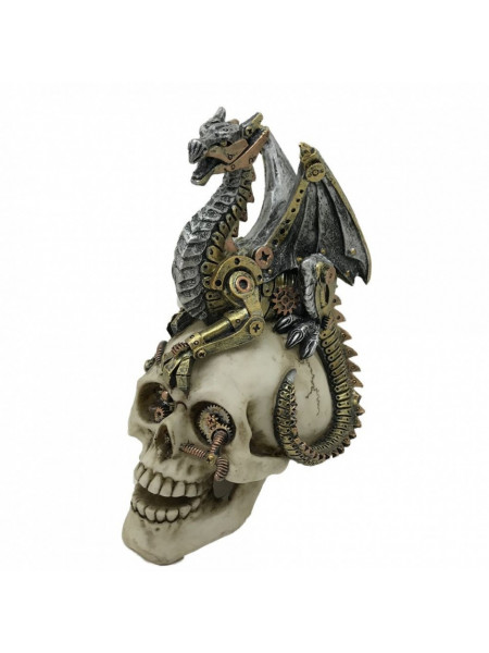 Statueta steampunk Imbratisarea dragonului 18.5cm