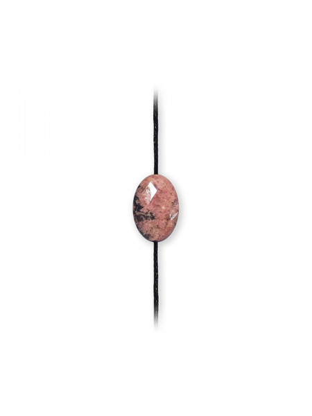 Bratara ajustabila material textil si piatra de Rodonit, talisman pentru Vindecare
