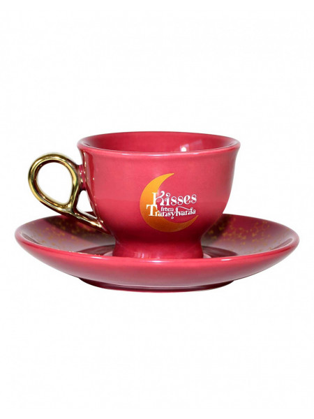 Ceasca cu farfurie pentru esspresso Kisses from Transylvania 150 ml