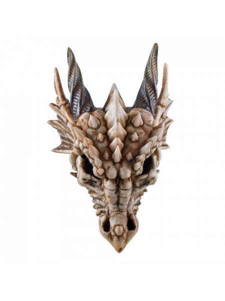 Decoratiune pentru perete craniu Dragon Fioros 18cm