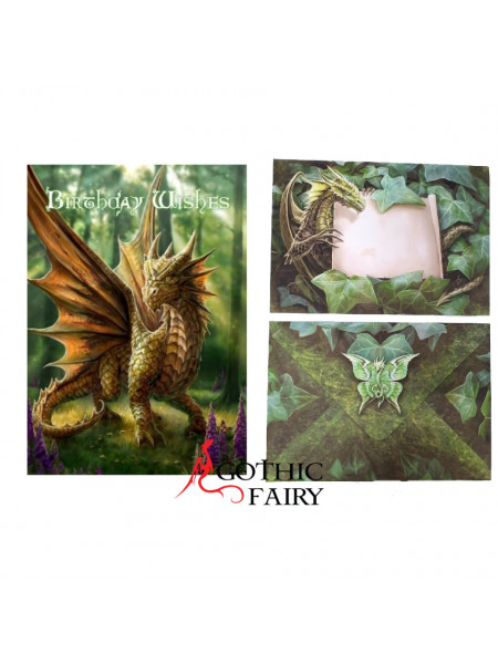 Felicitare pentru ziua de nastere Dragonul Prietenos - Anne Stokes