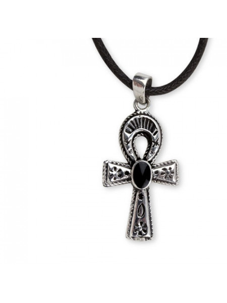 Pandantiv argint cruce egipteana Ankh 3cm