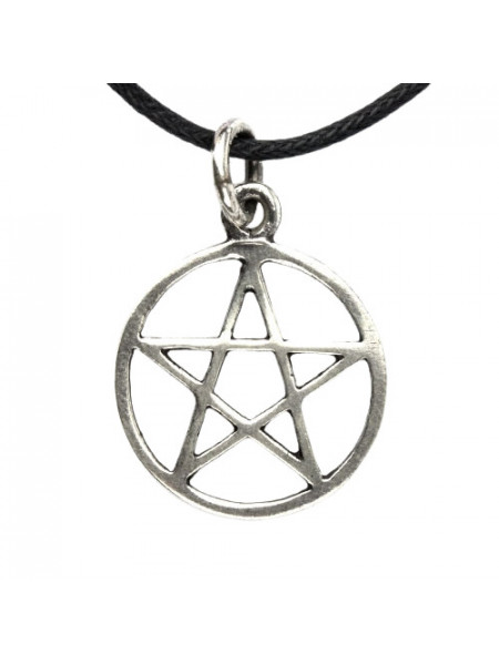 Pandantiv argint Pentagrama mica 2cm