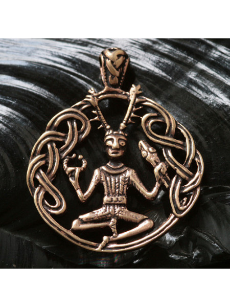 Pandantiv bronz Cernunnos 4.5cm