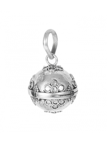 Pandantiv din argint Clopotel pentru inger (Angel Caller) - Floare 14 mm