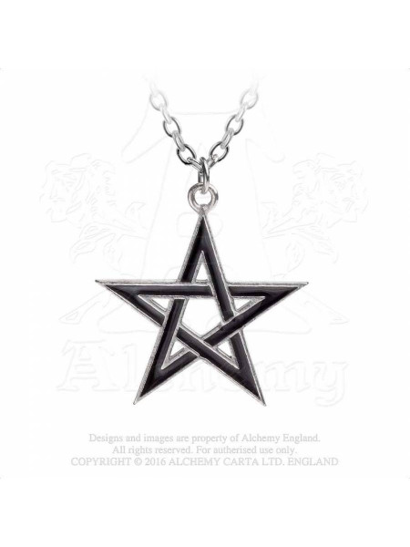 Pandantiv pentagrama Steaua Neagra