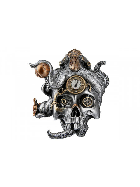 Statueta Craniu Steampunk In Adancuri 17 cm