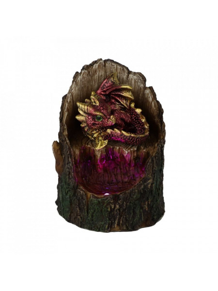 Statueta cu led dragon Arboreal Hatchling - rosu 10cm