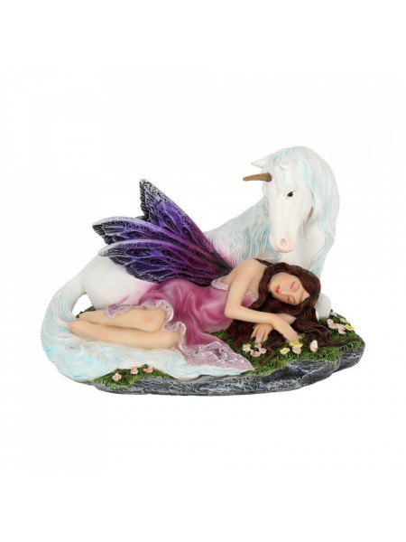 Statueta zana si unicorn Euone 16 cm