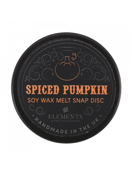 Wax Melt - Disc din ceara de soia cu mix de uleiuri esentiale pentru aromaterapie, Gothic Home - Spiced Pumpkin
