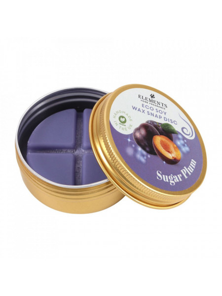 Wax Melt - Disc din ceara de soia cu uleiuri esentiale pentru aromaterapie, Christmas Home - Prajituri cu Prune