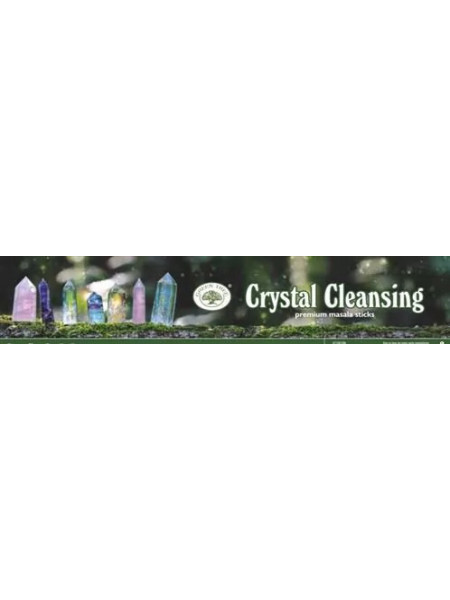 Betisoare de tamaie parfumate Green Tree - Crystal Cleansing