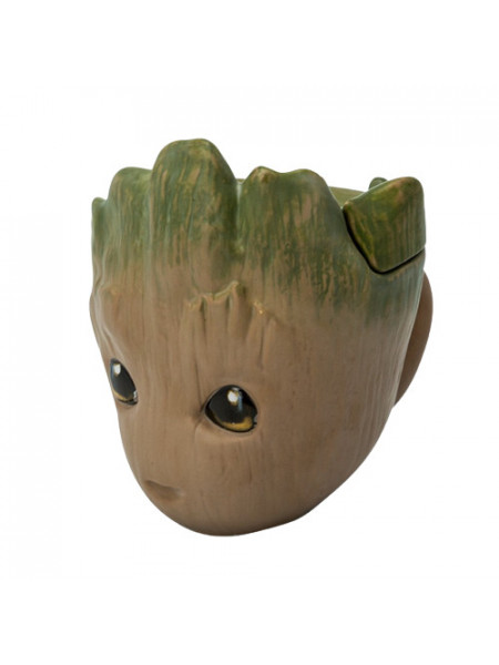 Cana 3D cu capac licenta Marvel - Groot, capacitate 300 ml - Img 1