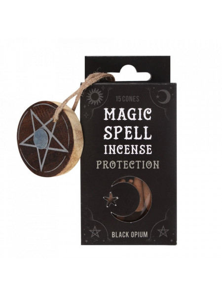 Conuri tamaie magice pentru ritualuri de protectie - Magic Spell, cu suport din lemn
