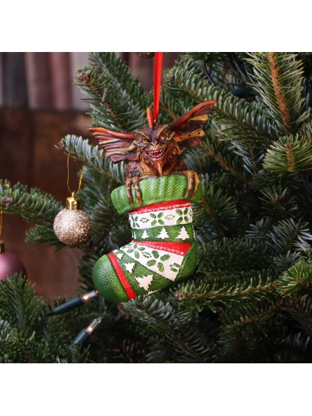 Decoratiune cu agatatoare Gremlins - Mohawk In Ciorap 12 cm