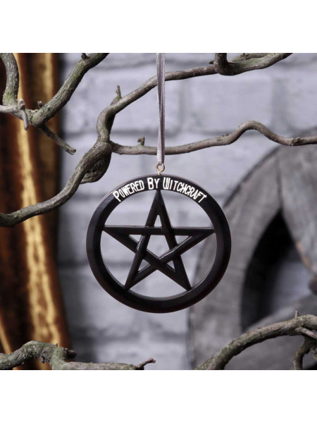Decoratiune cu agatatoare pentagrama Powered by Witchcraft 7 cm