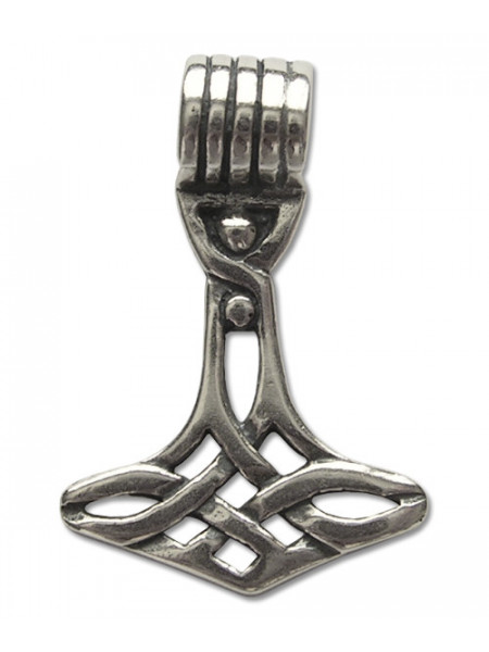 Pandantiv amuleta din argint pentru putere Silver Dreams - Ciocanul lui Thor 2.6 cm