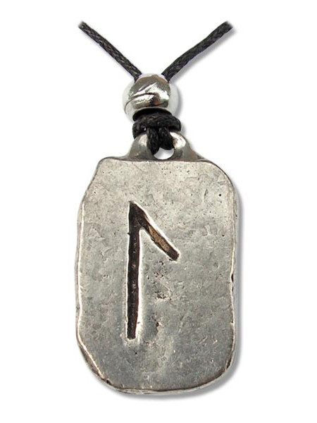 Pandantiv runa Laguz, talisman pentru schimbare, 2.5cm