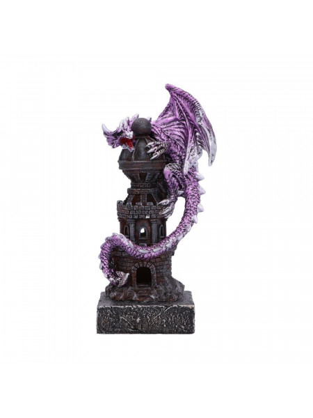 Statueta dragon violet Gardianul Turnului 17.7 cm