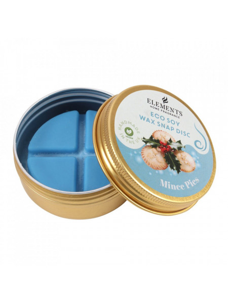Wax Melt - Disc din ceara de soia cu mix de uleiuri esentiale pentru aromaterapie, Christmas Home - Placinte