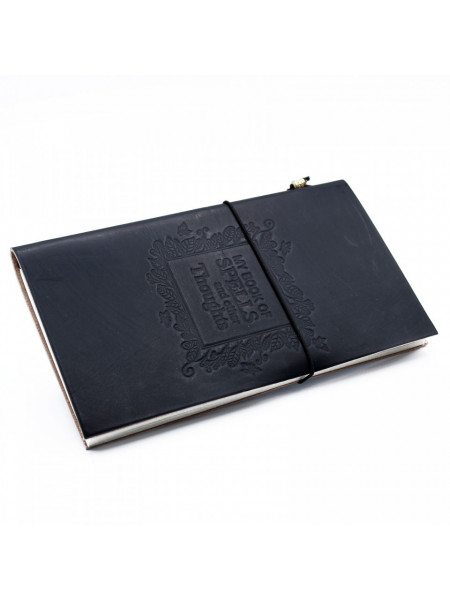 Agenda / Jurnal cu coperti din piele Cartea vrajilor(22x12 cm)