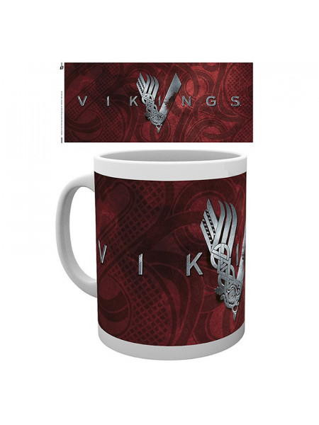 Cana ceramica Vikings 12 cm, 320 ml
