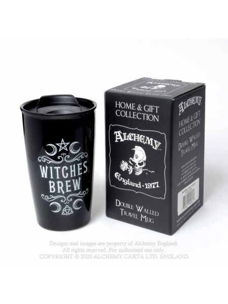 Cana termos cu capac pentru cafea Witches Brew 15 cm, 360 ml