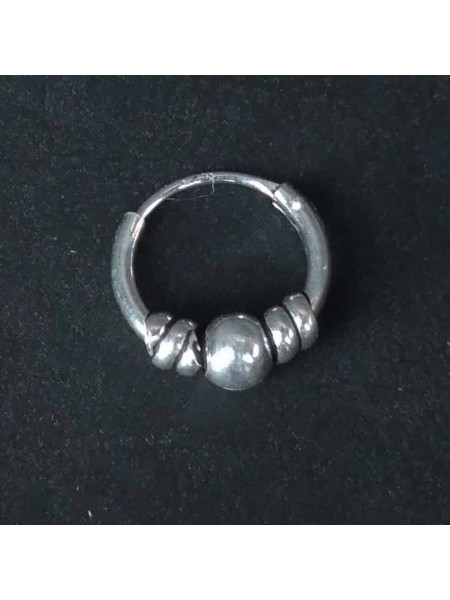 Cercel rotund din argint Noduri 10mm