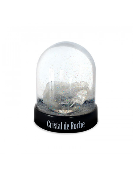 Glob de zapada cu cristal de Cristal de stanca (Quartz Transparent)