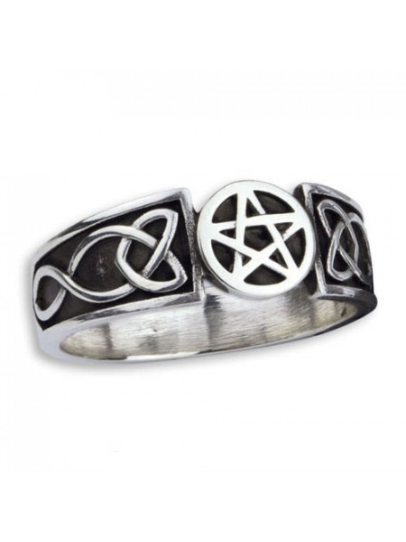 Inel argint Pentagrama Celtica R694